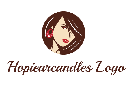 woman in round logo