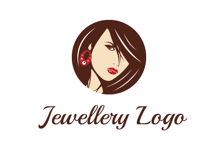 woman in round logo