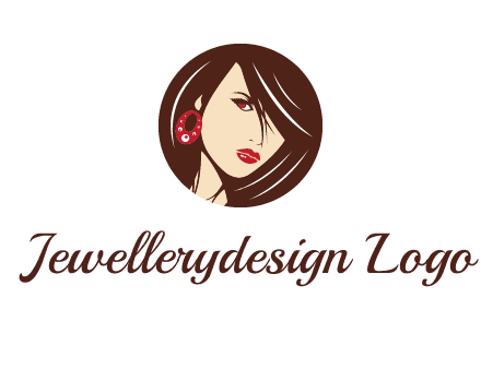 woman in round logo
