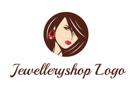 woman in round logo