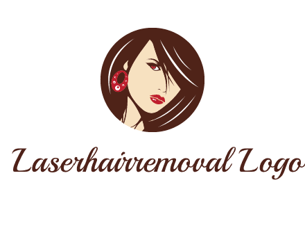 woman in round logo