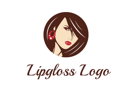 woman in round logo