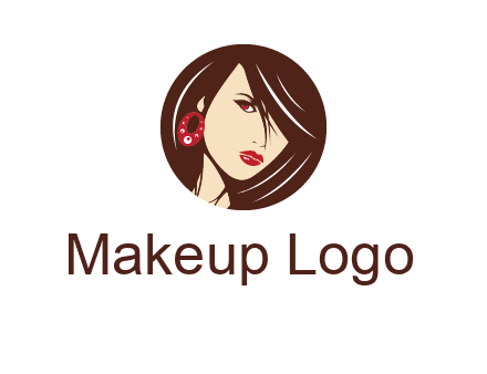 woman in round logo