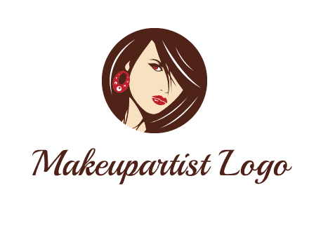 woman in round logo