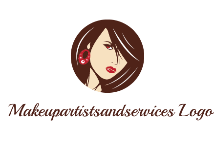 woman in round logo
