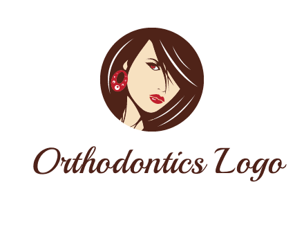 woman in round logo