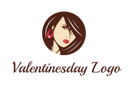 woman in round logo