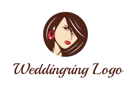 woman in round logo