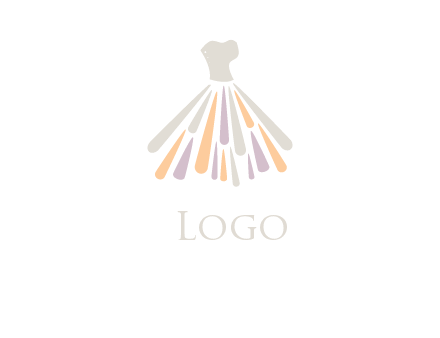 corset dress logo