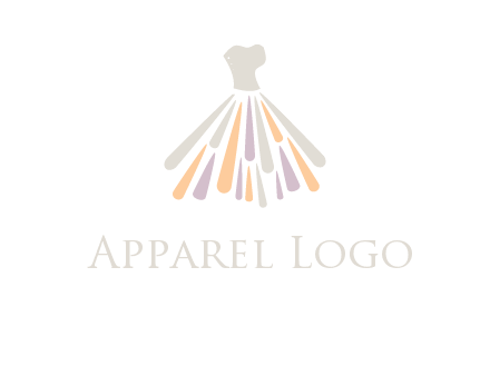corset dress logo