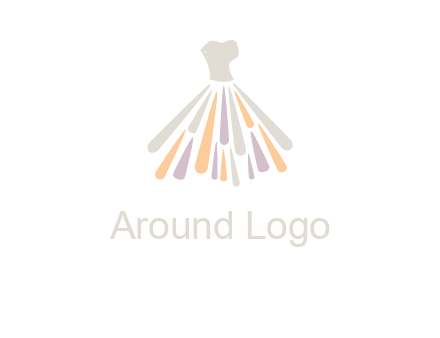 corset dress logo