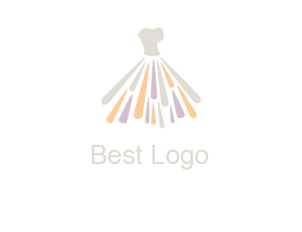corset dress logo