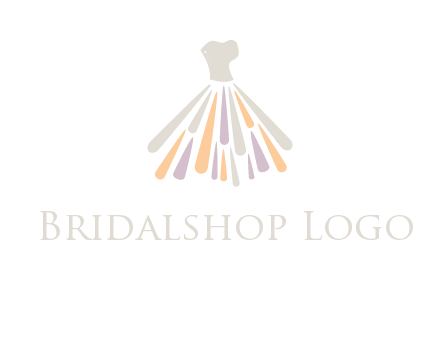 corset dress logo