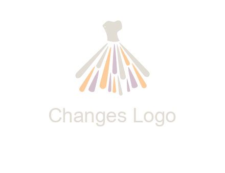 corset dress logo