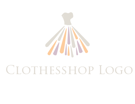corset dress logo