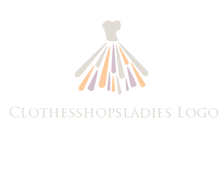 corset dress logo