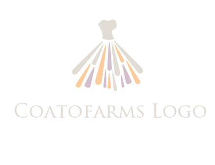 corset dress logo