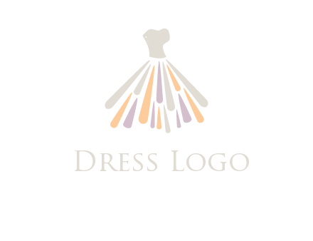 corset dress logo