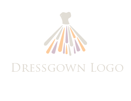 corset dress logo