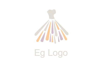 corset dress logo