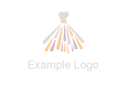 corset dress logo
