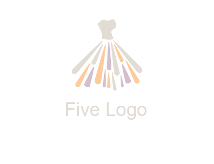 corset dress logo