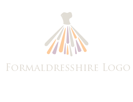 corset dress logo