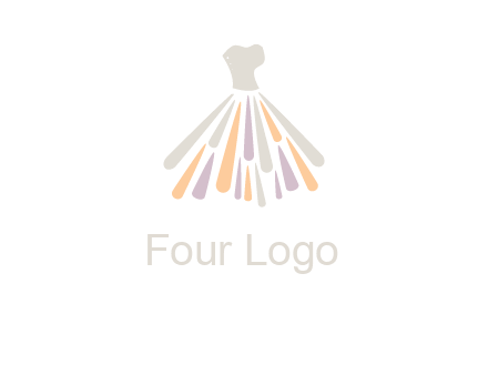corset dress logo