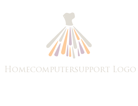 corset dress logo