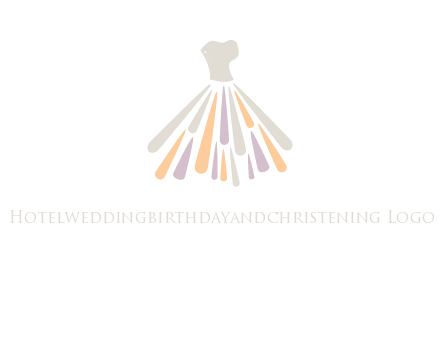 corset dress logo