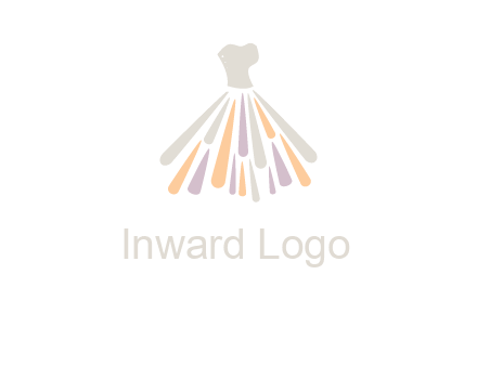 corset dress logo