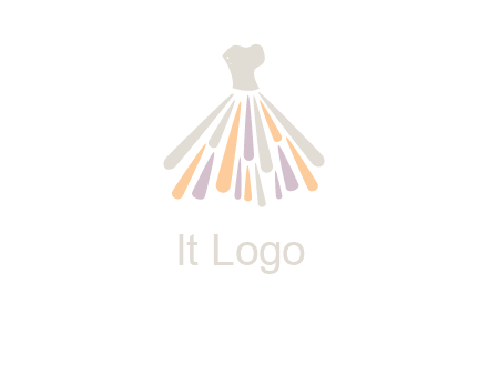 corset dress logo