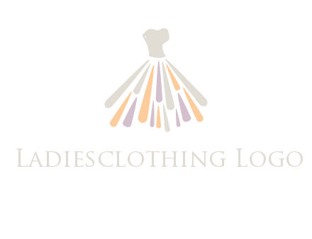 corset dress logo