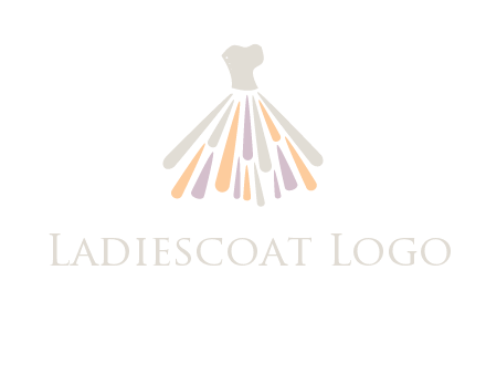 corset dress logo
