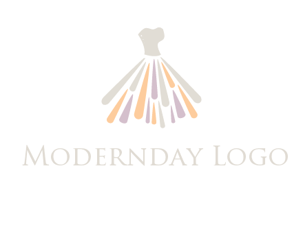 corset dress logo
