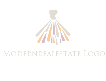 corset dress logo