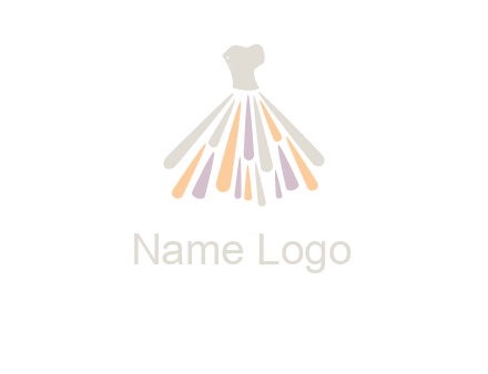 corset dress logo