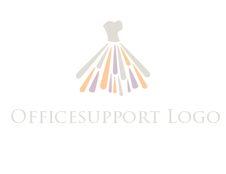 corset dress logo