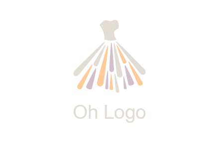 corset dress logo
