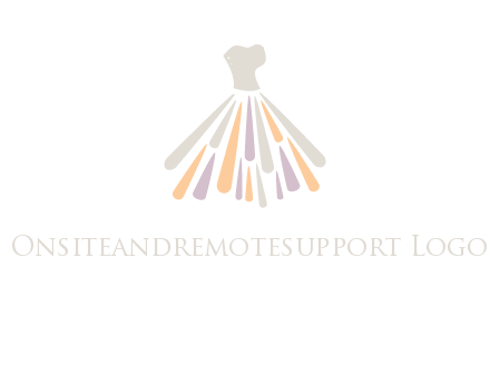 corset dress logo
