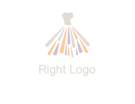corset dress logo