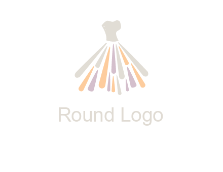 corset dress logo