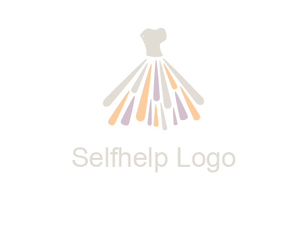 corset dress logo