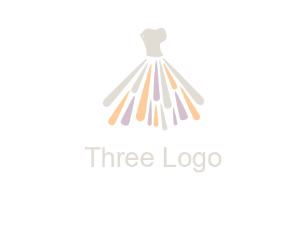 corset dress logo
