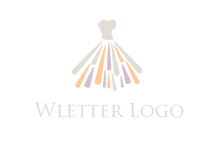 corset dress logo