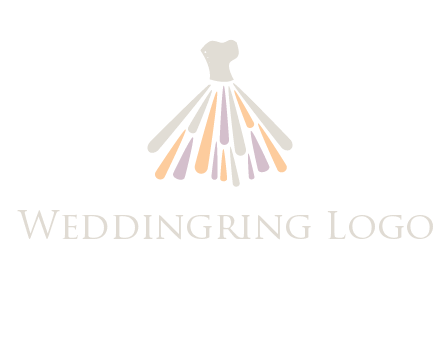 corset dress logo