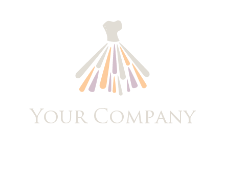 corset dress logo
