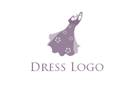 dress on a hangar logo