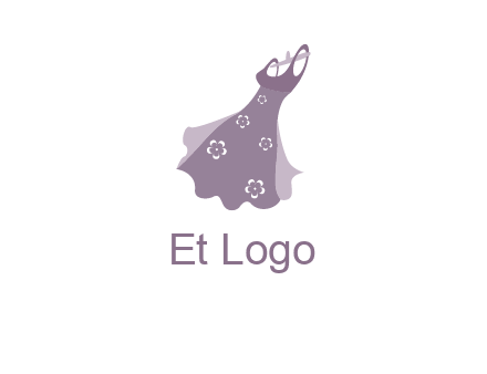 dress on a hangar logo