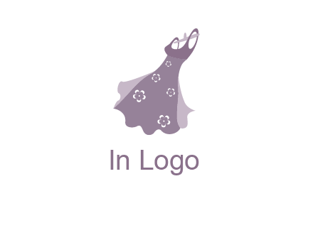 dress on a hangar logo